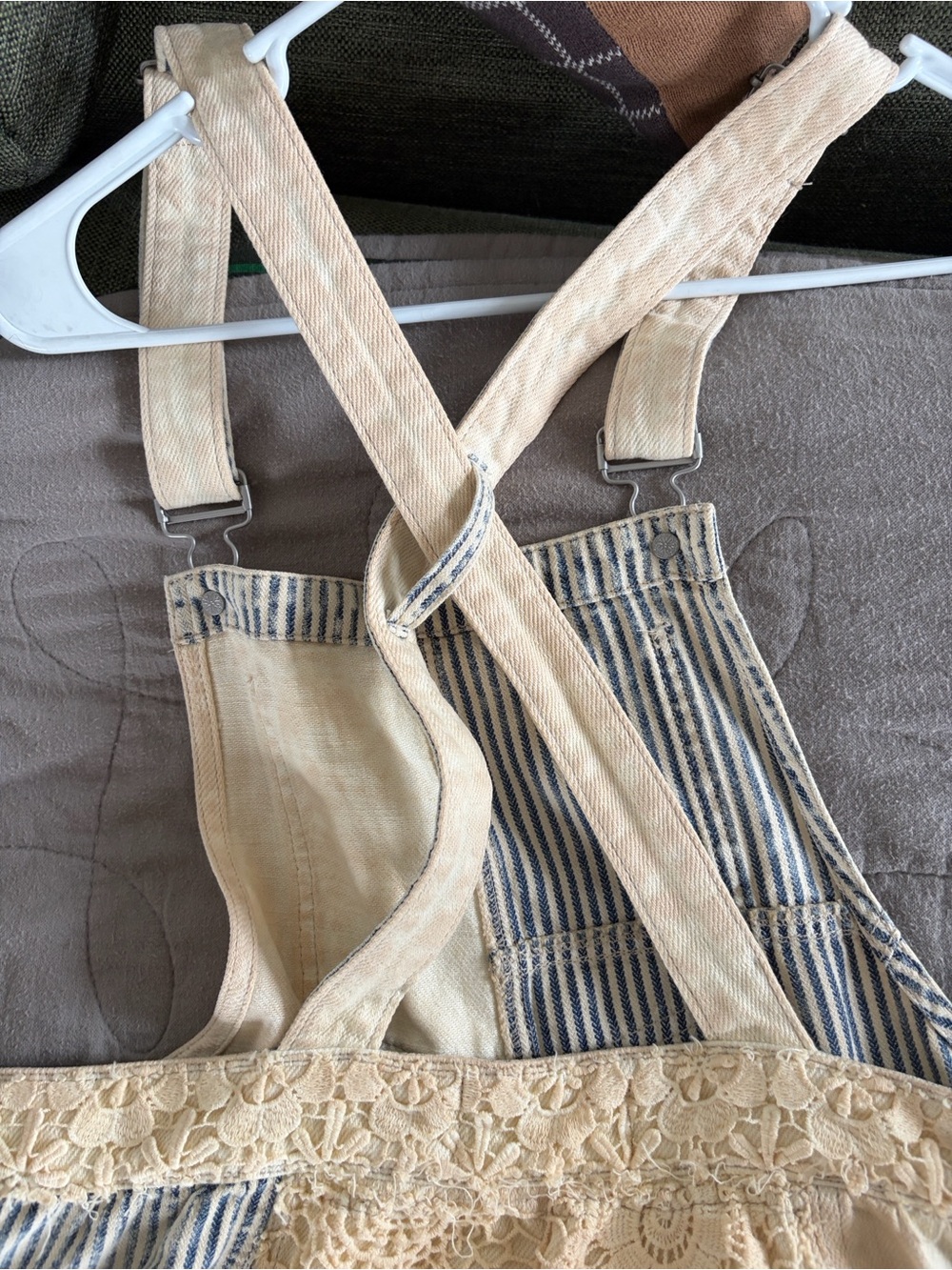 Free People Patchwork Overalls - Picture 5 of 6